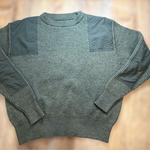 Vintage Remington Men’s Sweater Pullover Size Large Wool Blend Green Wooly Pully